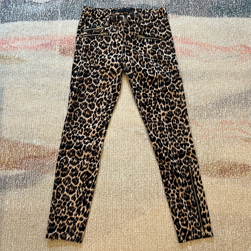 Juicy Couture Leopard Pants size 27